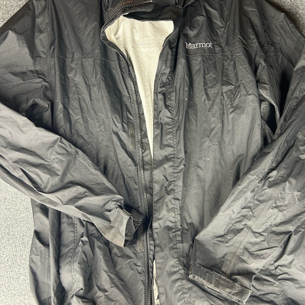 Marmot Men's Charcoal Windbreaker jacket size large